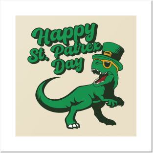 Happy St. Patrex Day - Funny St. Patricks Day Posters and Art